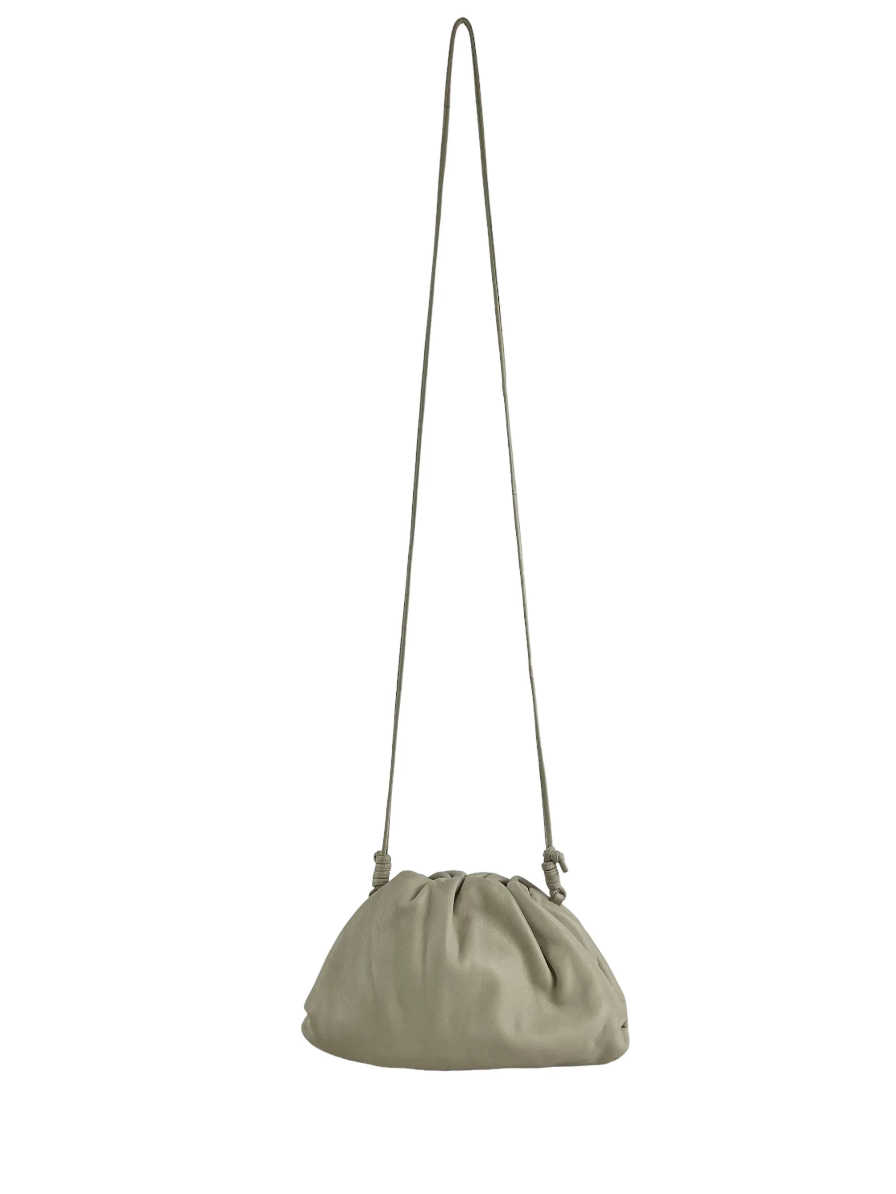 PART PAYMENT ONLY - Bottega Vendetta Off White Leather Pouch Crossbody