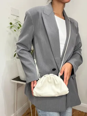 PART PAYMENT ONLY - Bottega Vendetta Off White Leather Pouch Crossbody