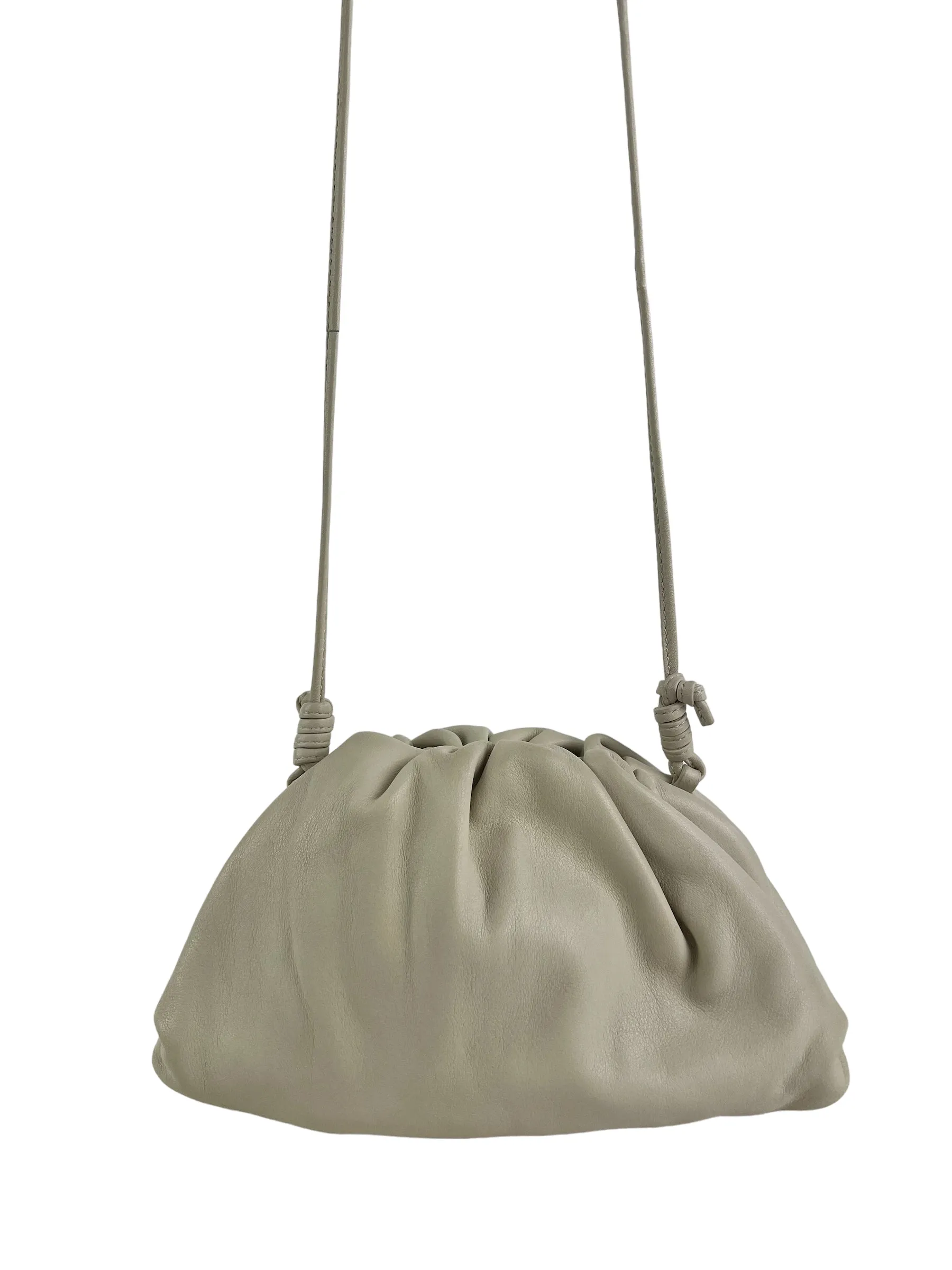 PART PAYMENT ONLY - Bottega Vendetta Off White Leather Pouch Crossbody