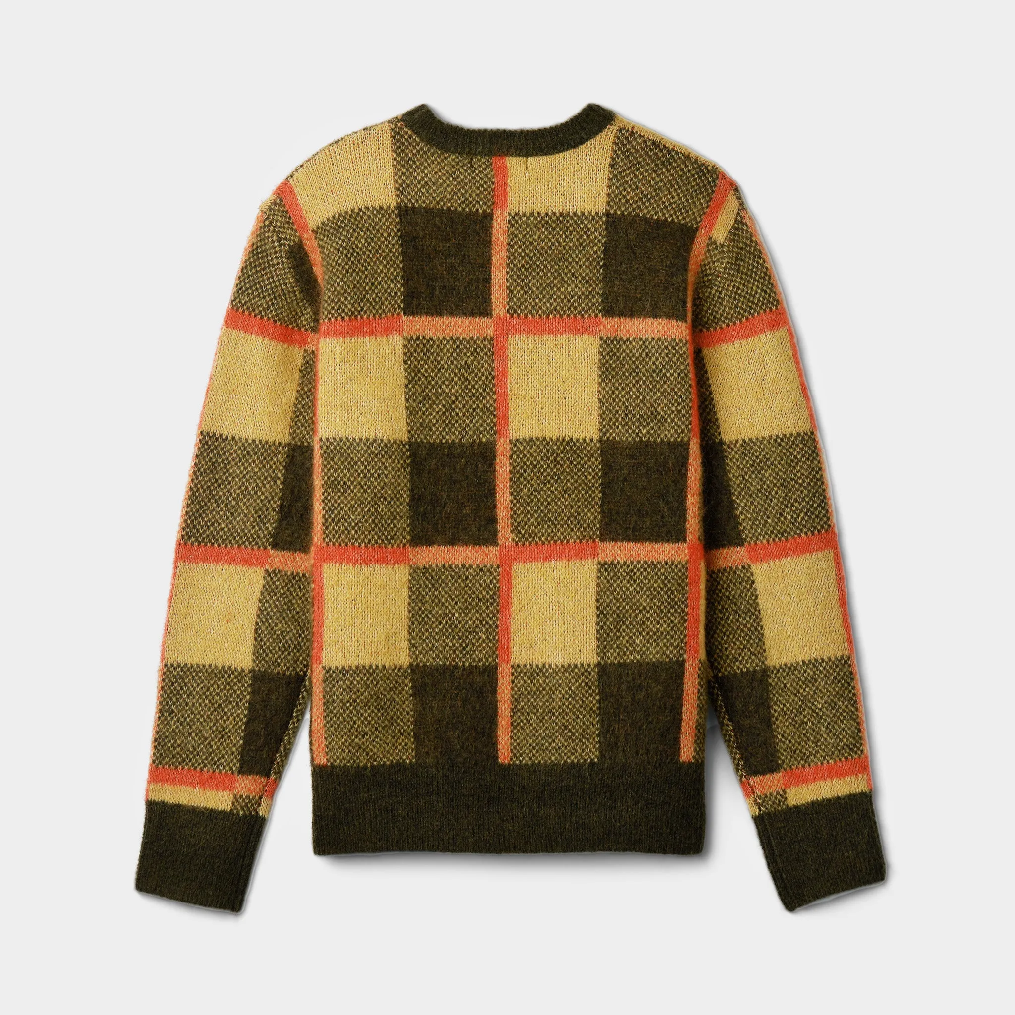 Plaid Mohair Sweater