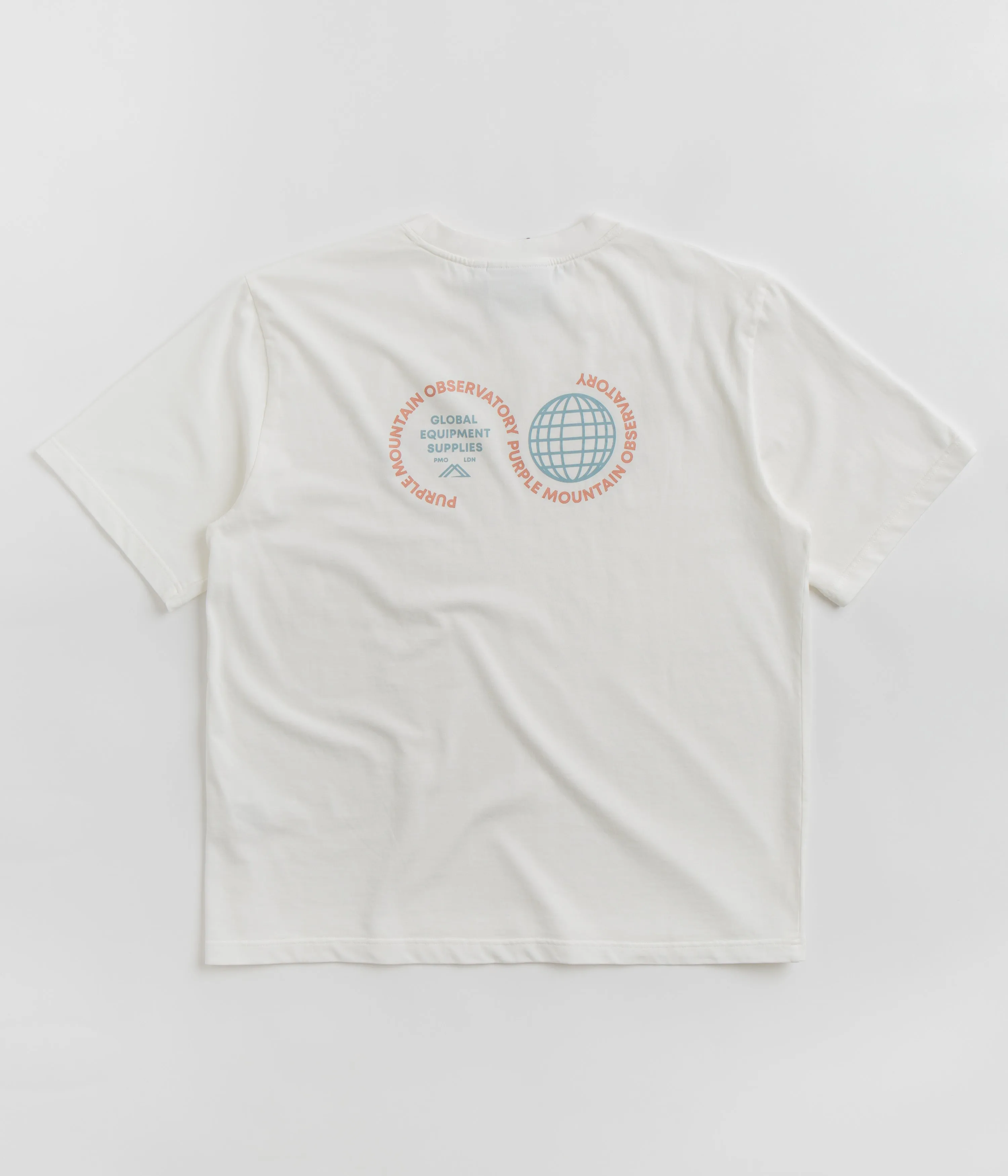 Purple Mountain Observatory Globe T-Shirt - White