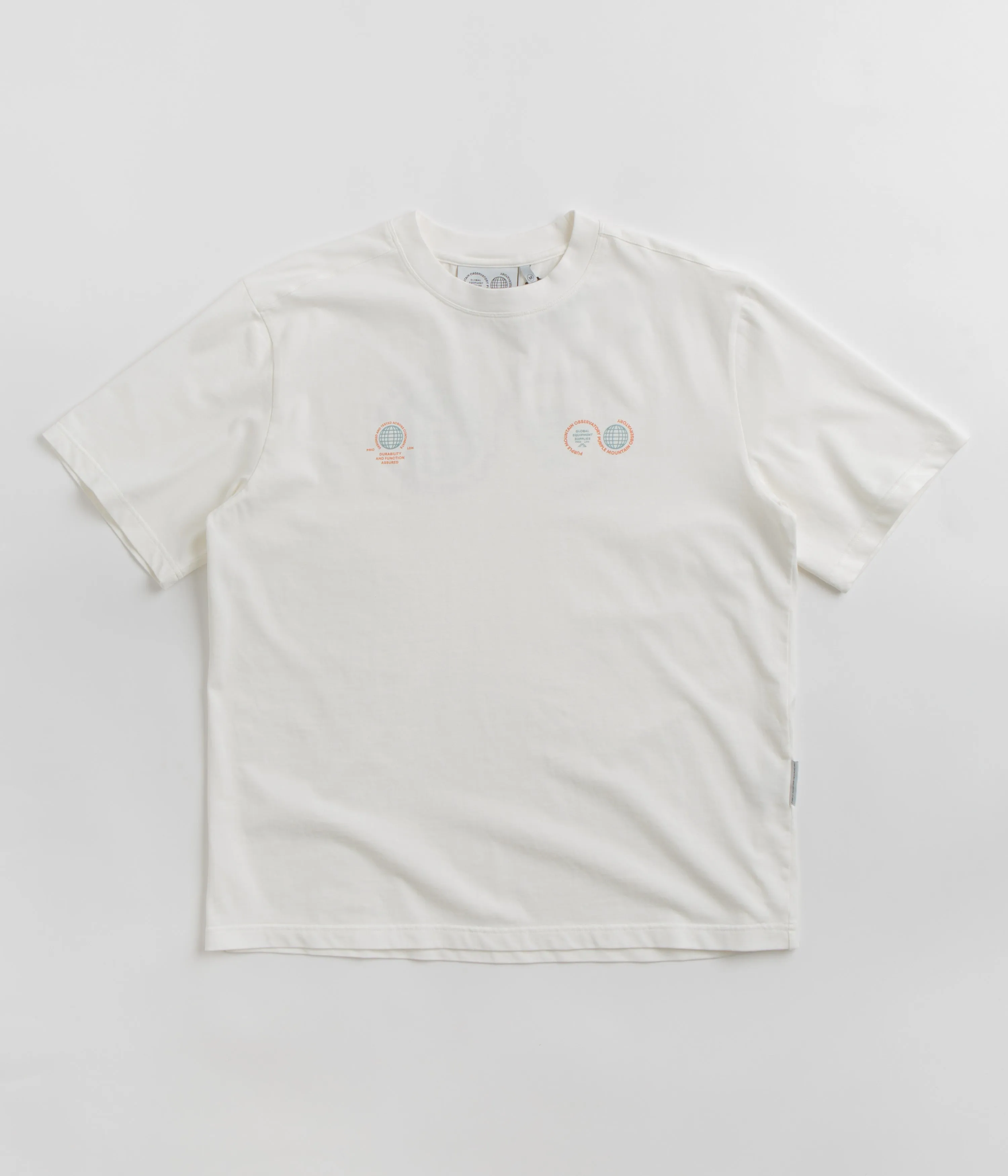 Purple Mountain Observatory Globe T-Shirt - White