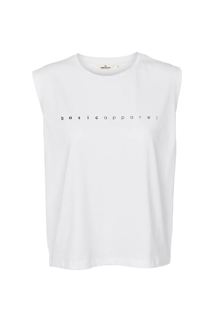 Raja Logo Tank - White
