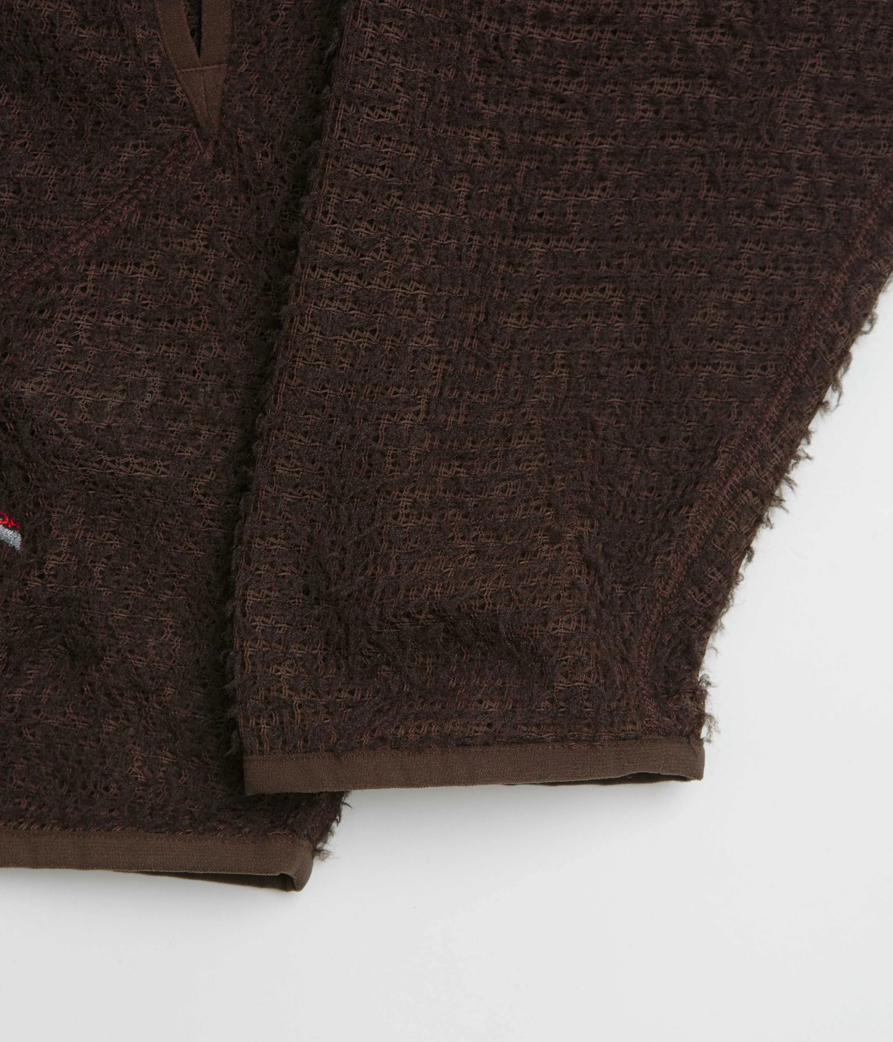 ROA Alpha Direct Half Zip Sweatshirt - Dark Brown