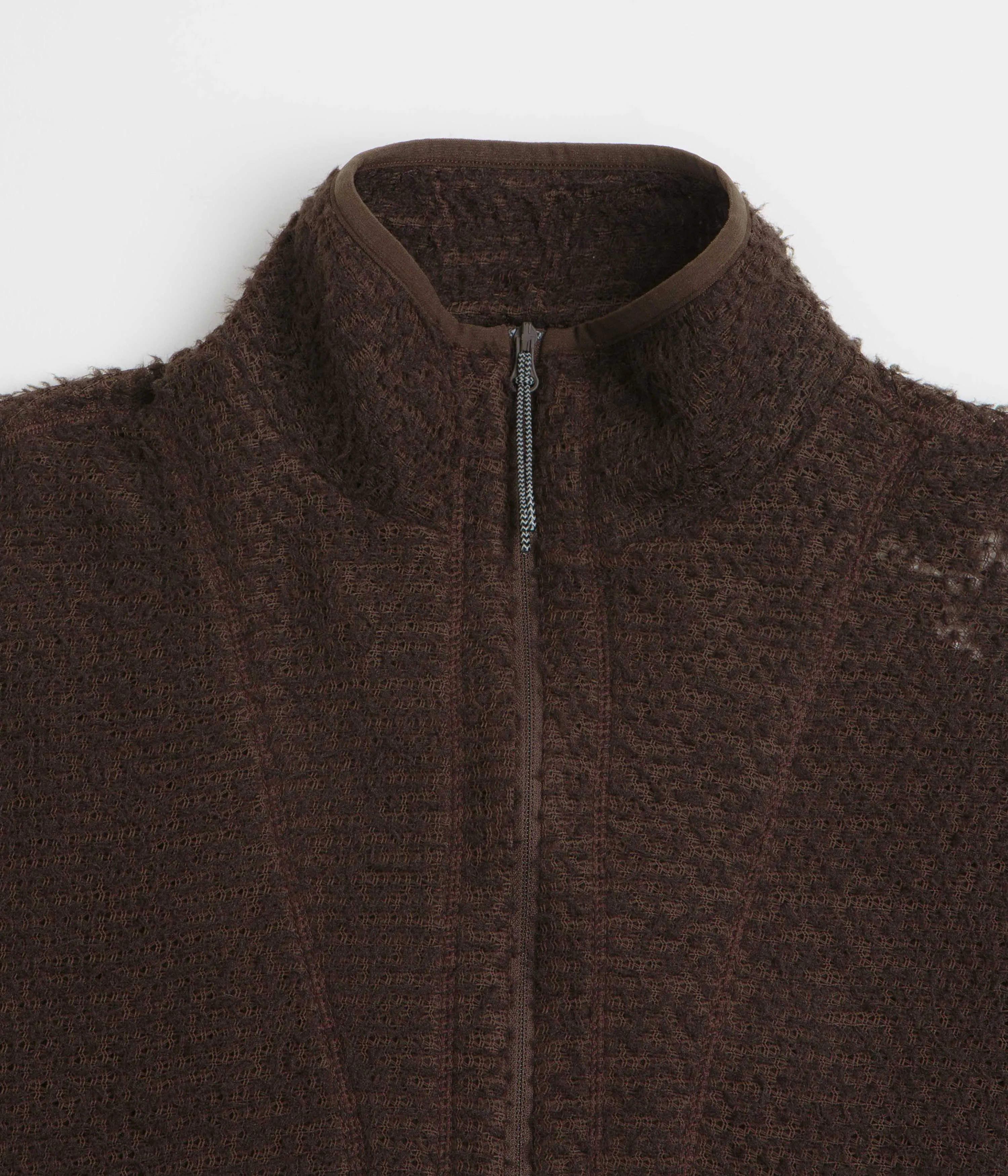 ROA Alpha Direct Half Zip Sweatshirt - Dark Brown
