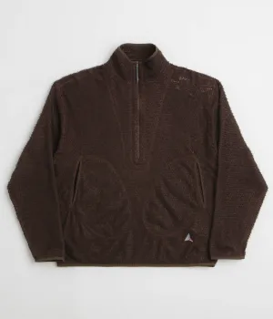 ROA Alpha Direct Half Zip Sweatshirt - Dark Brown