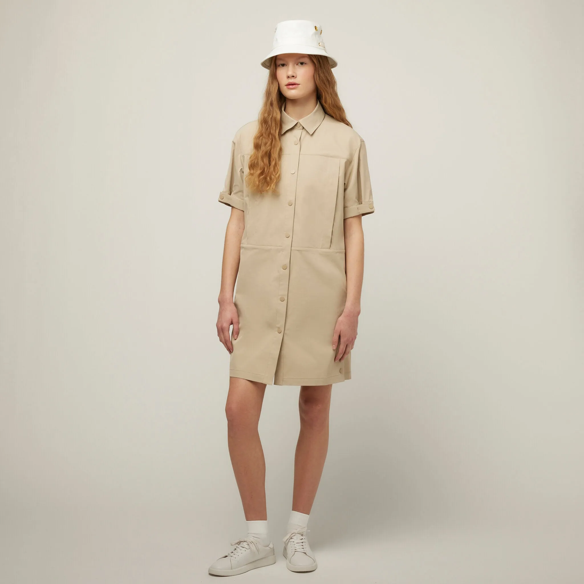 Roam Side Snap Shirt Dress