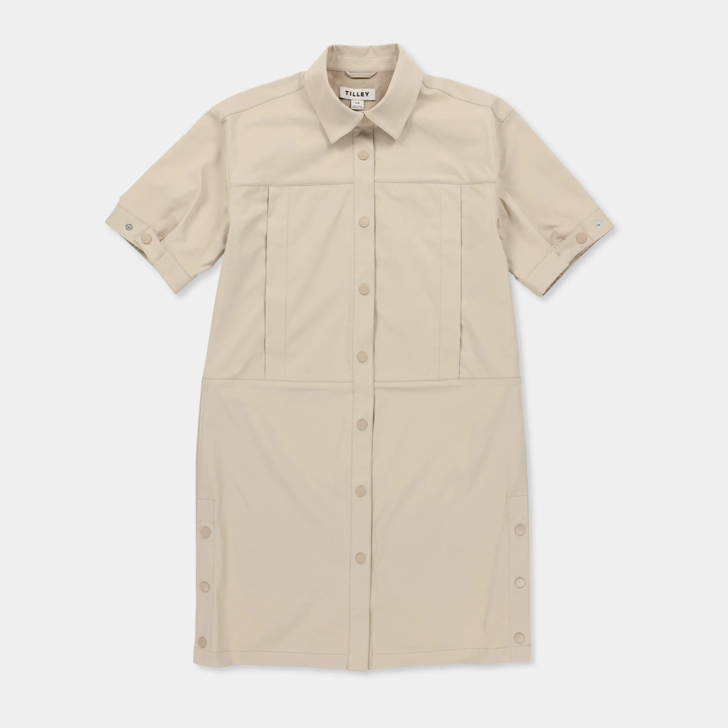 Roam Side Snap Shirt Dress