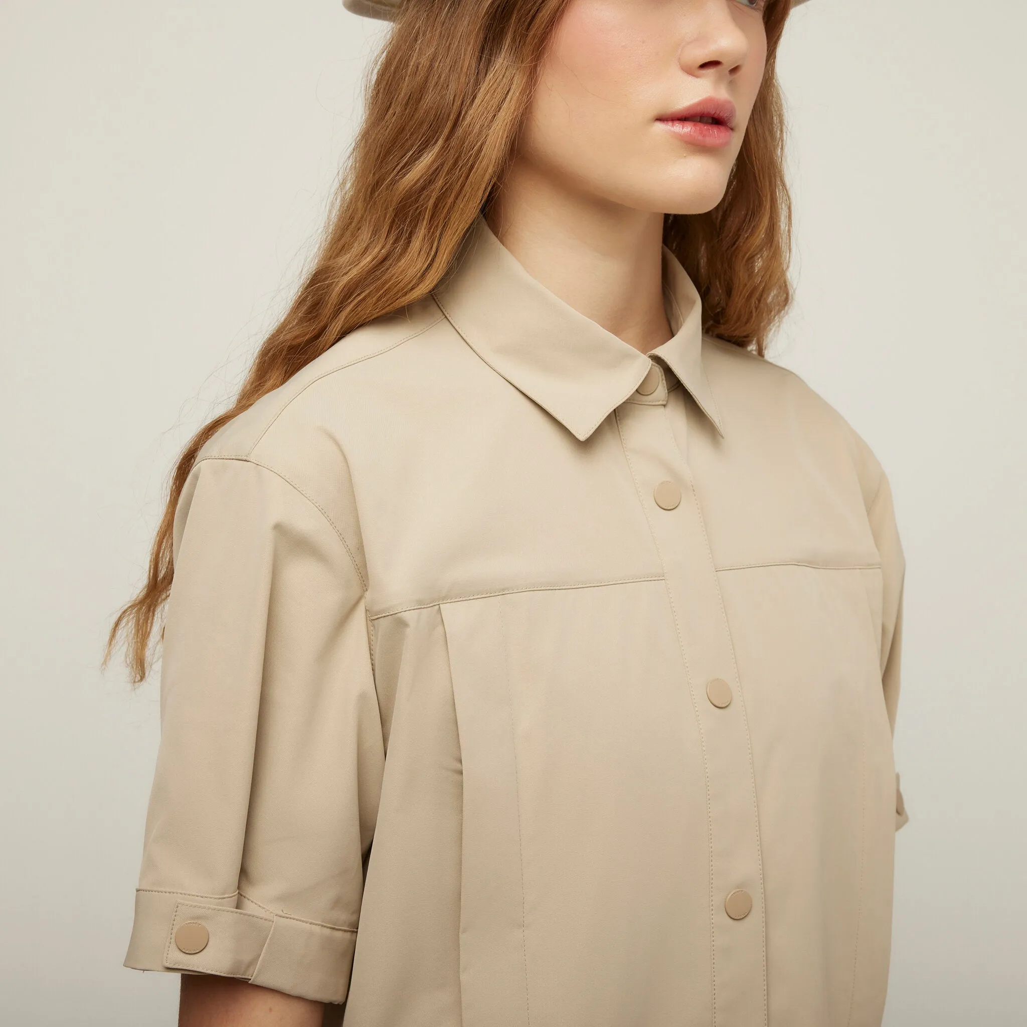 Roam Side Snap Shirt Dress