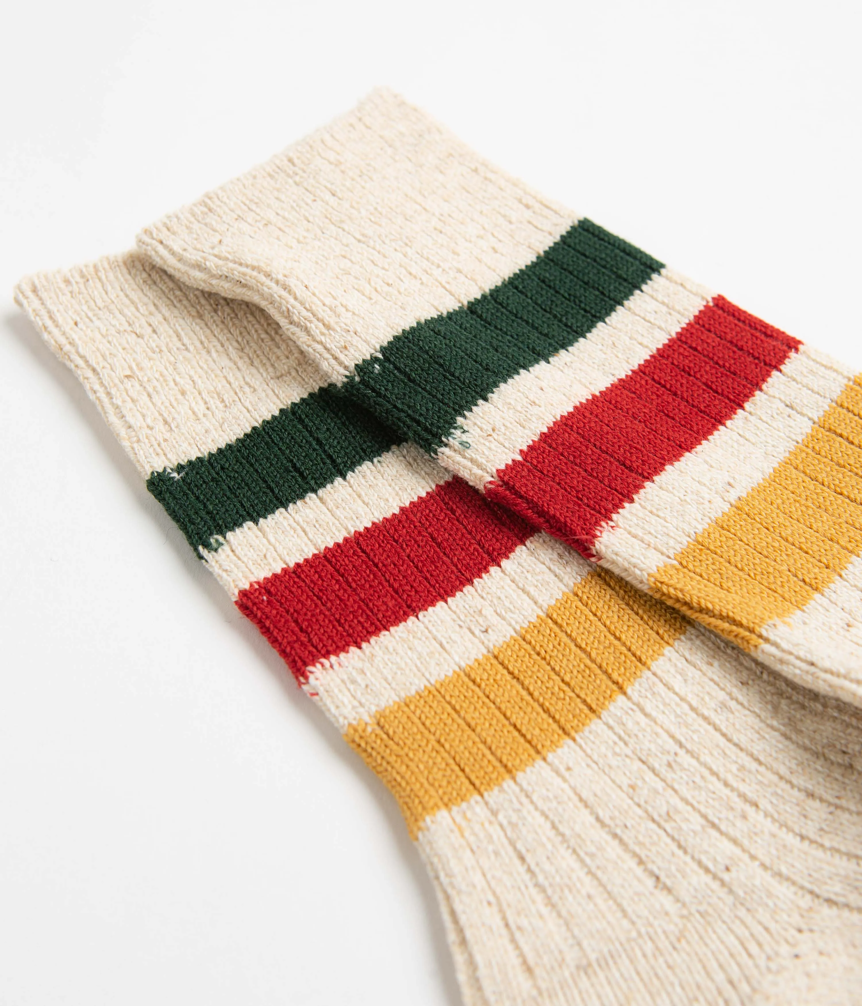 ROTOTO Striped Socks - Ivory