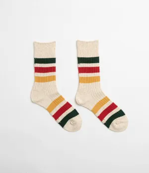ROTOTO Striped Socks - Ivory