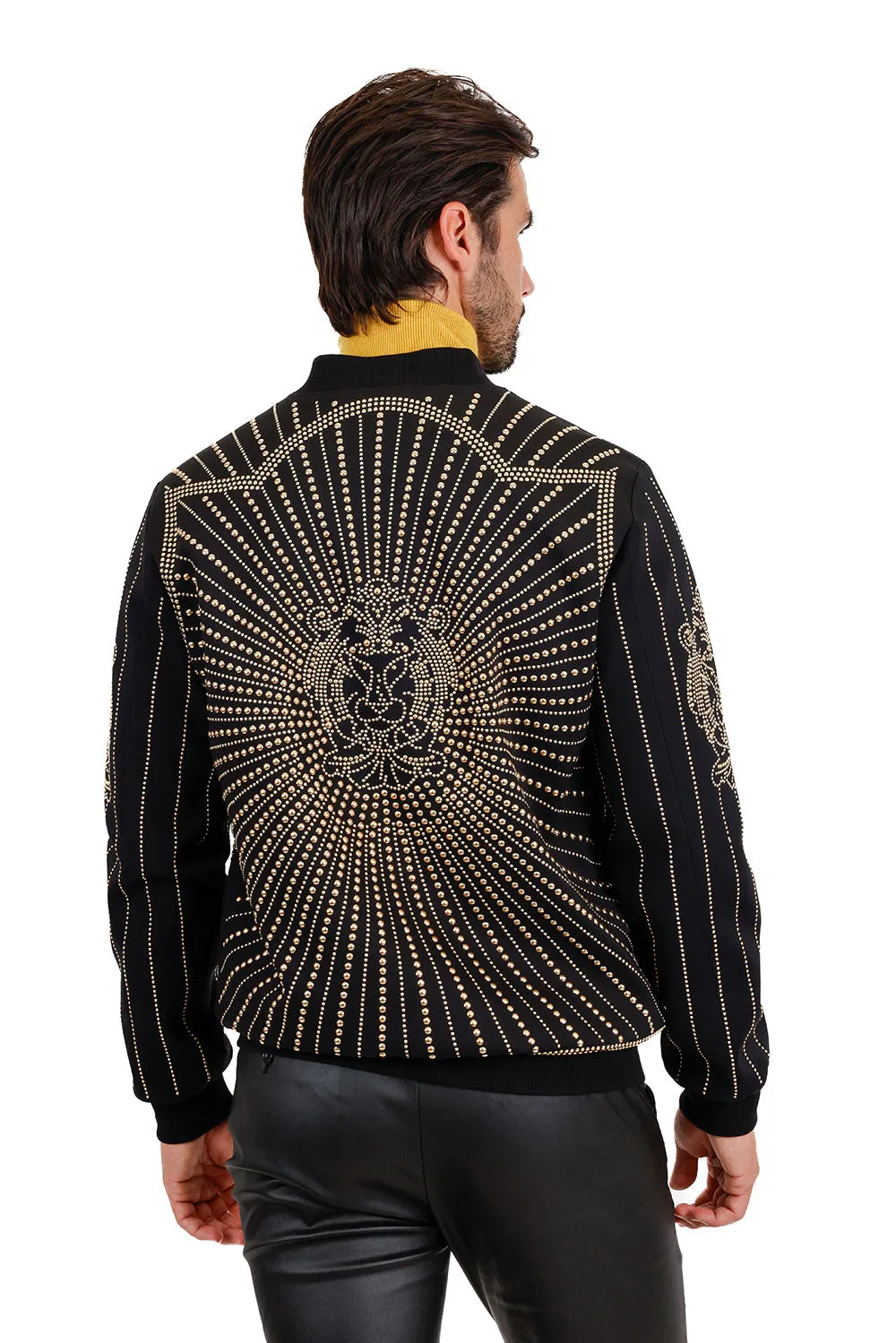 Rowdy Stud Bomber Jacket