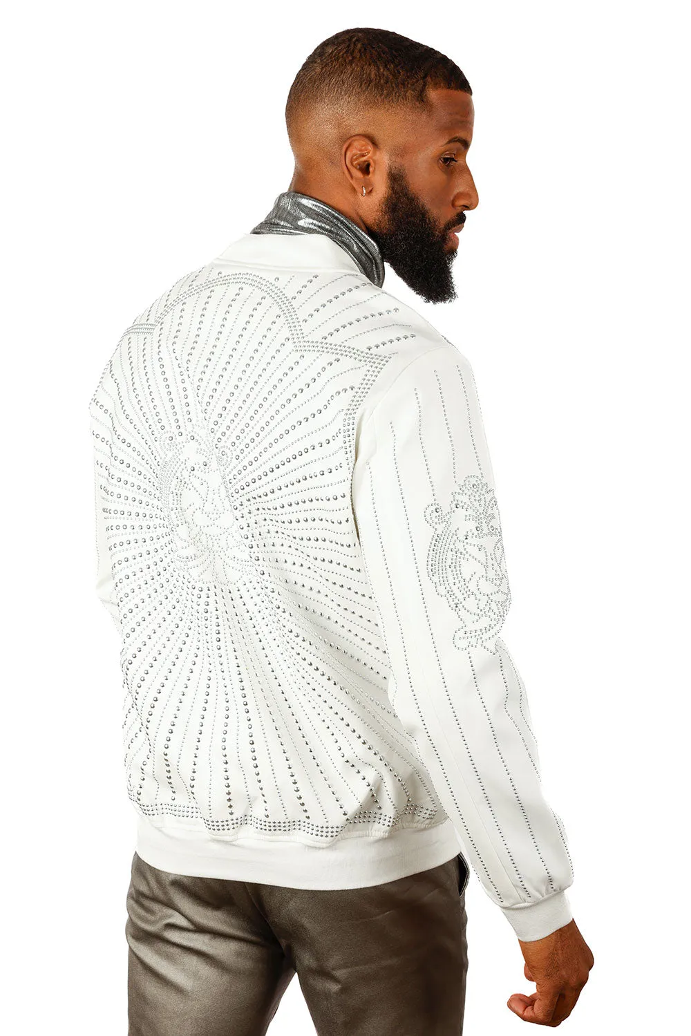 Rowdy Stud Bomber Jacket