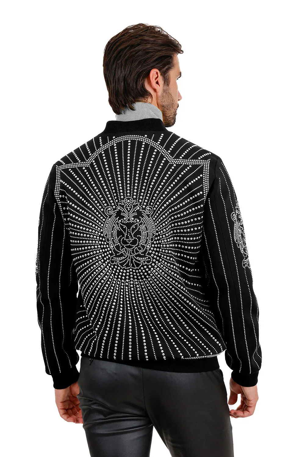 Rowdy Stud Bomber Jacket