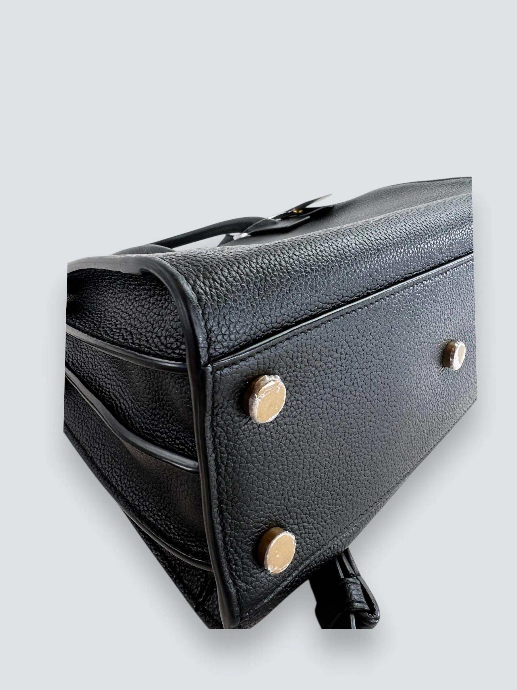 Saint Laurent Black Supple Grained Leather Baby Sac Du Jour Tote