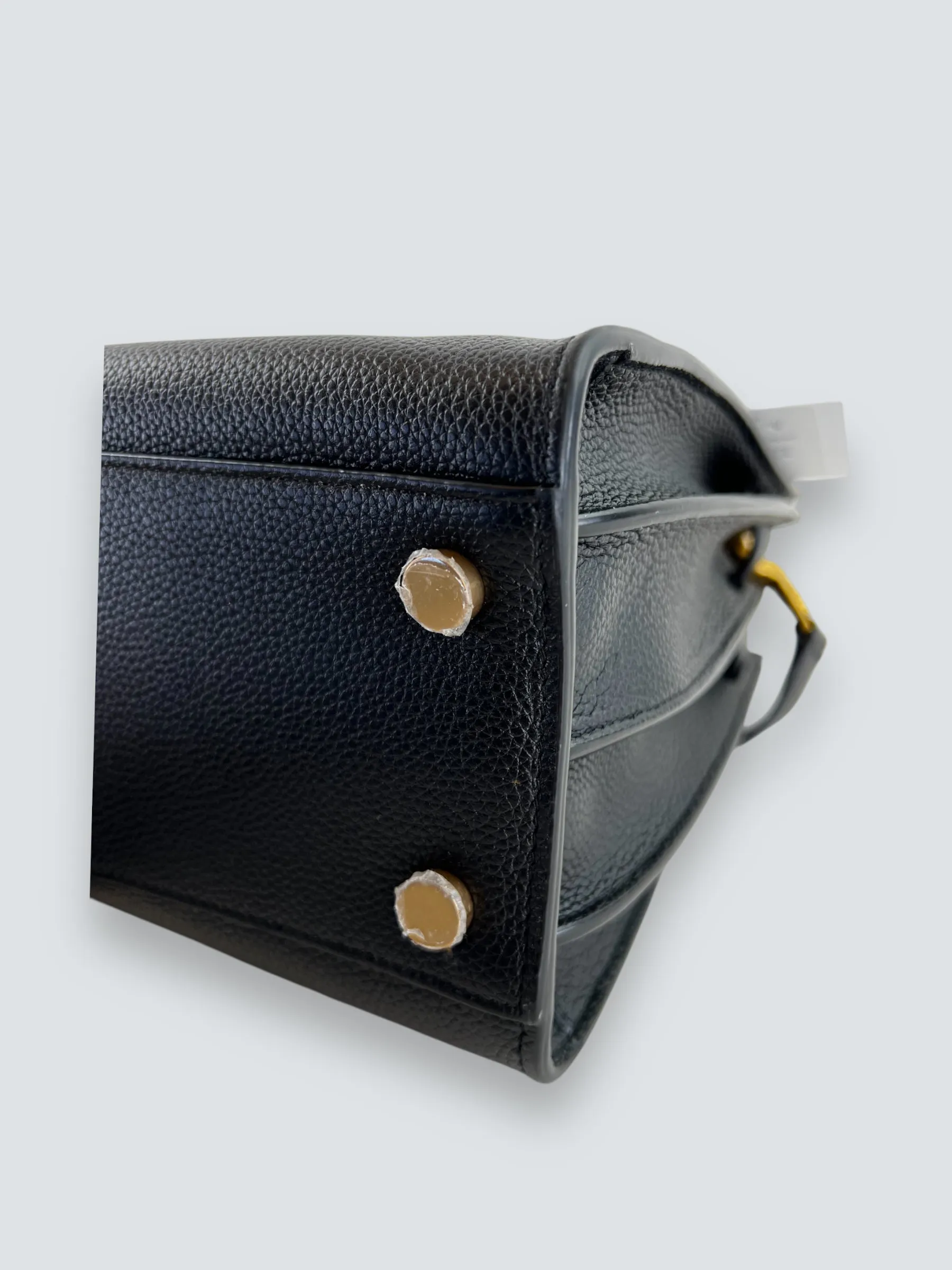 Saint Laurent Black Supple Grained Leather Baby Sac Du Jour Tote