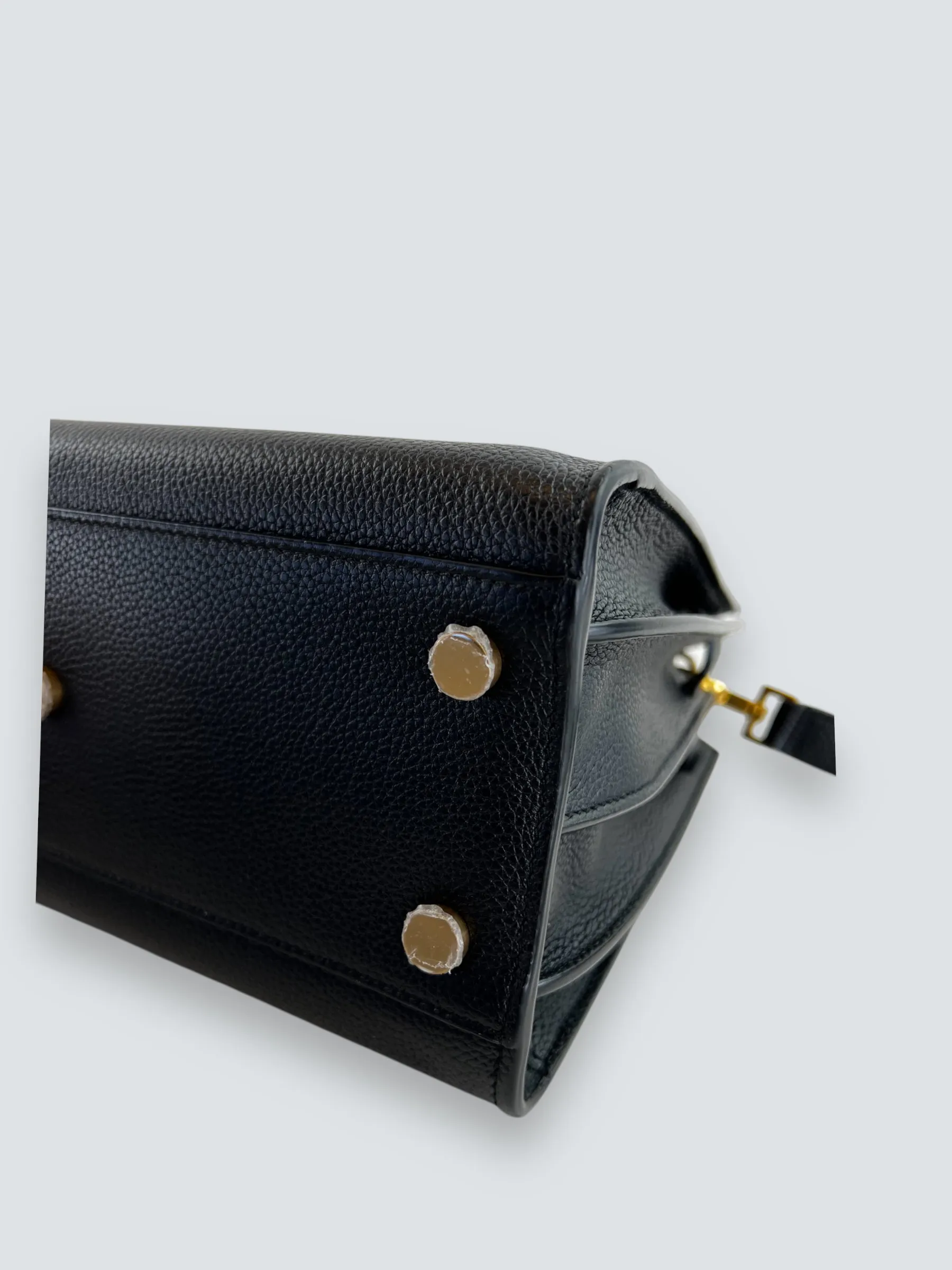 Saint Laurent Black Supple Grained Leather Baby Sac Du Jour Tote