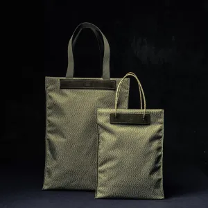 SALT & PEPPER CANVAS FOLDABLE SHOPPING BAG