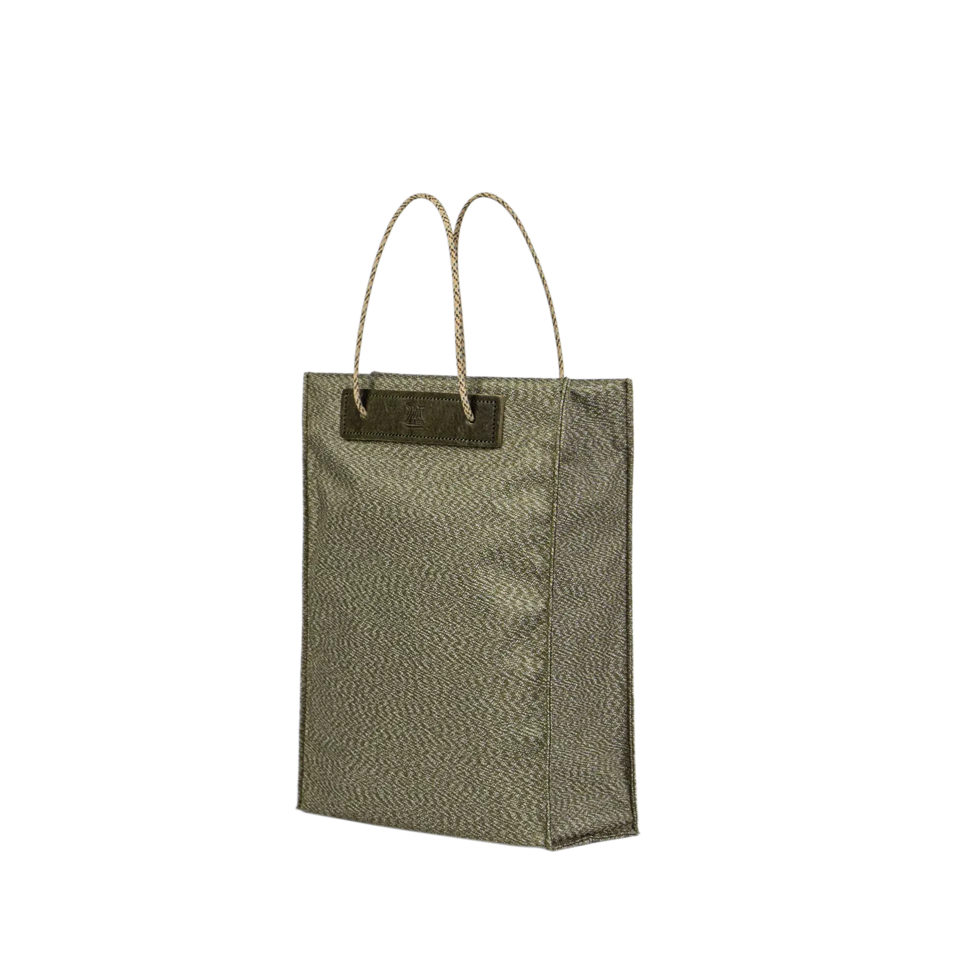 SALT & PEPPER CANVAS FOLDABLE SHOPPING BAG