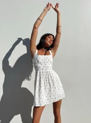 Samana Mini Dress White Petite