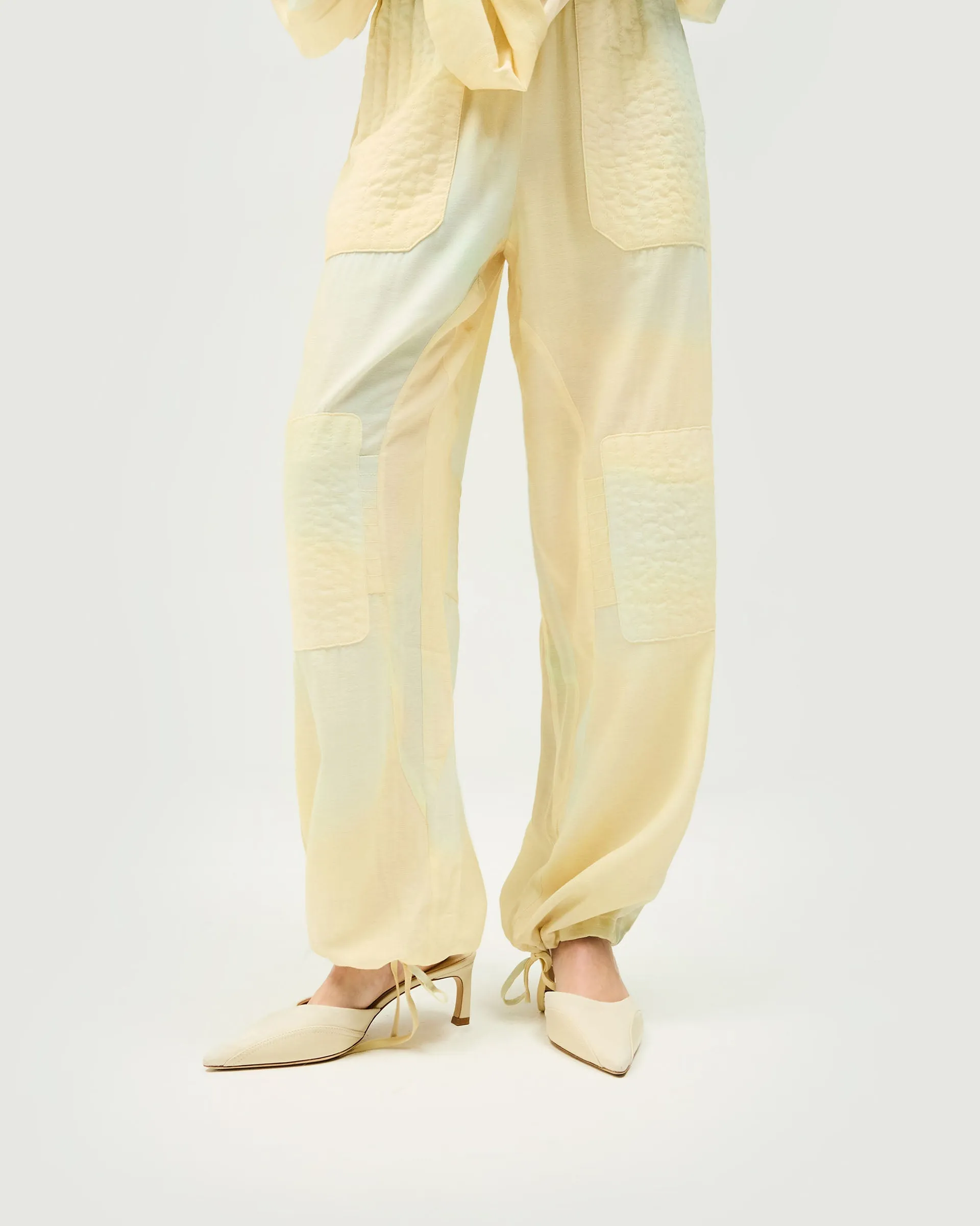 Storm Tracksuit Bottom - Storm Print Natural