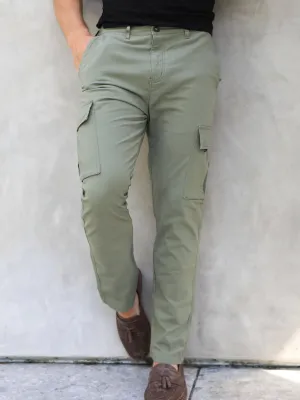Straight Leg Cargo - Light Green