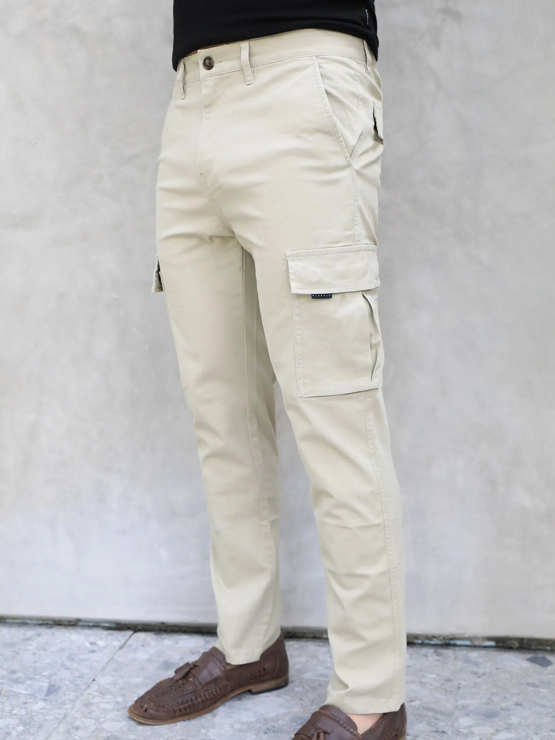 Straight Leg Cargo - Sand