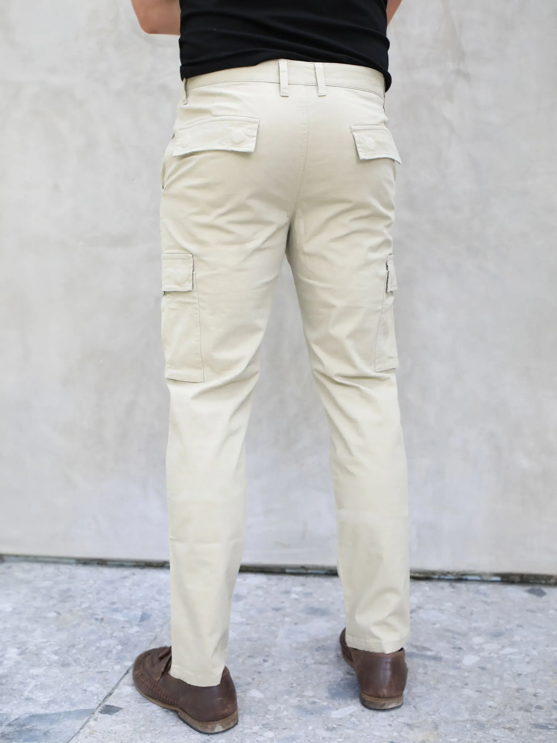 Straight Leg Cargo - Sand
