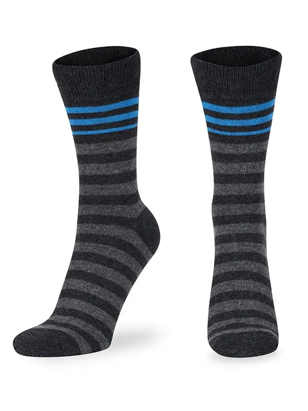 Striped Cotton Full Length Socks
