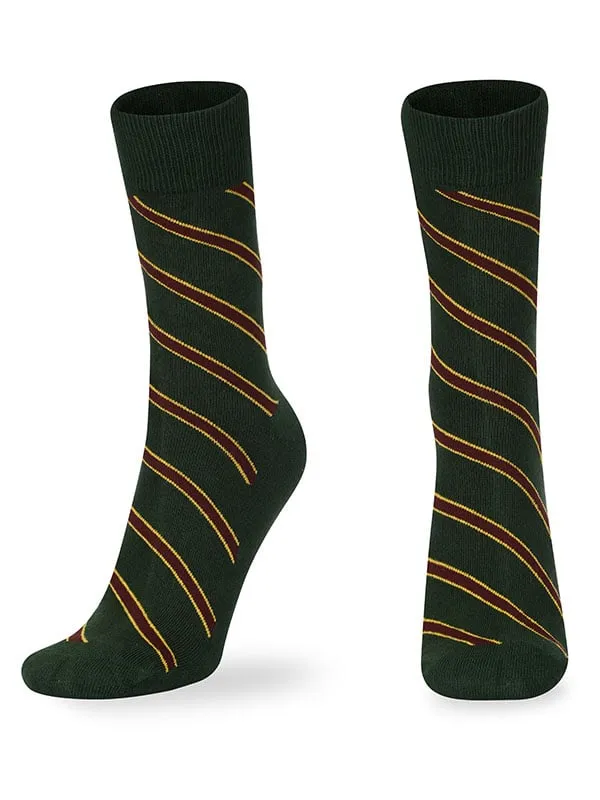 Striped Cotton Full Length Socks