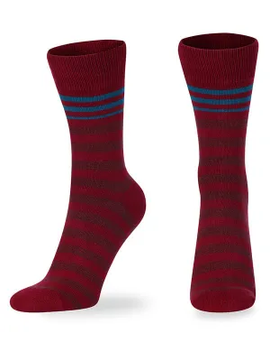 Striped Cotton Full Length Socks
