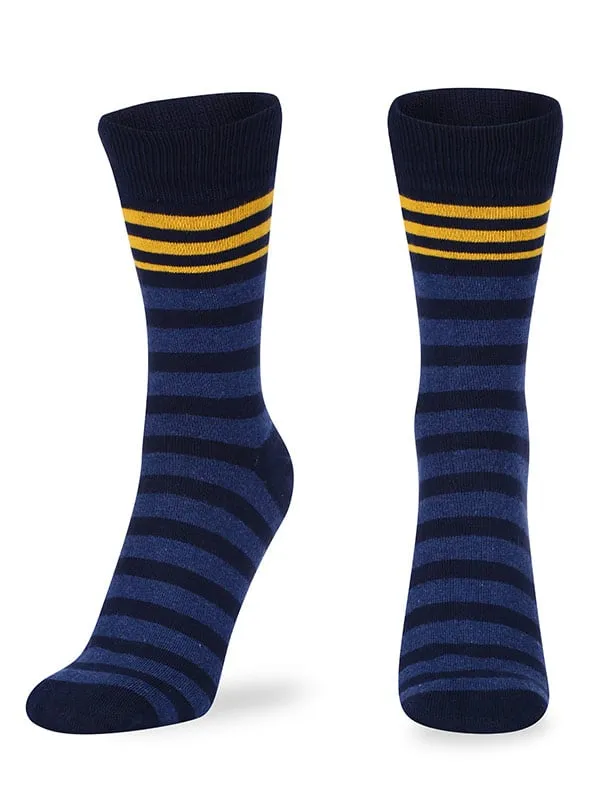Striped Cotton Full Length Socks