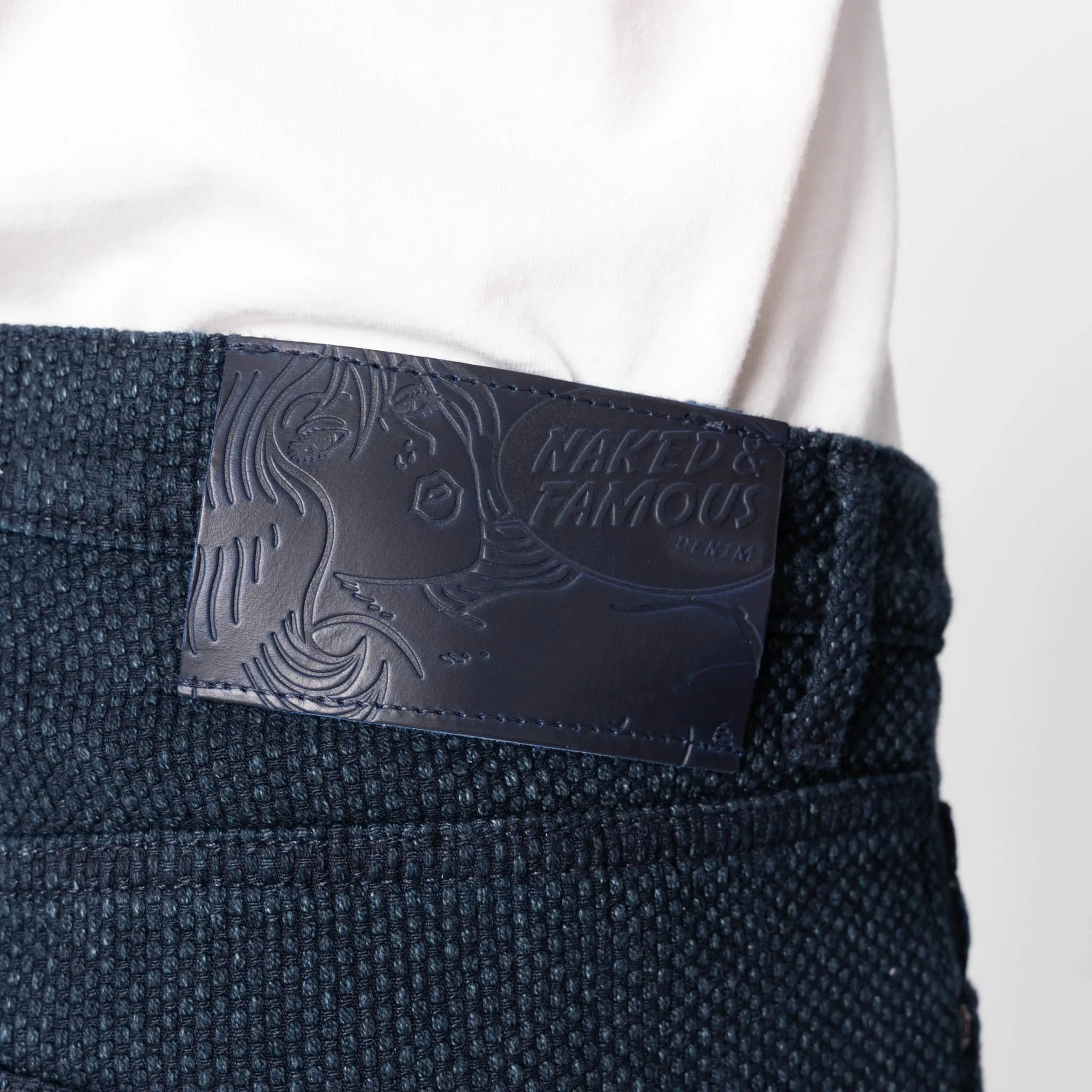 Strong  Guy - Indigo Sashiko