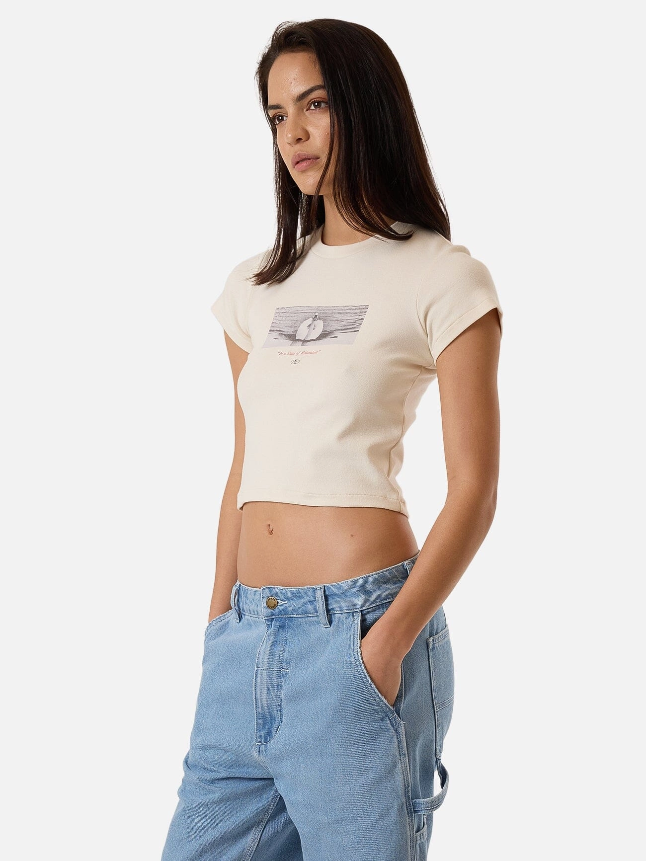 Swan Song Mini Tee - Heritage White