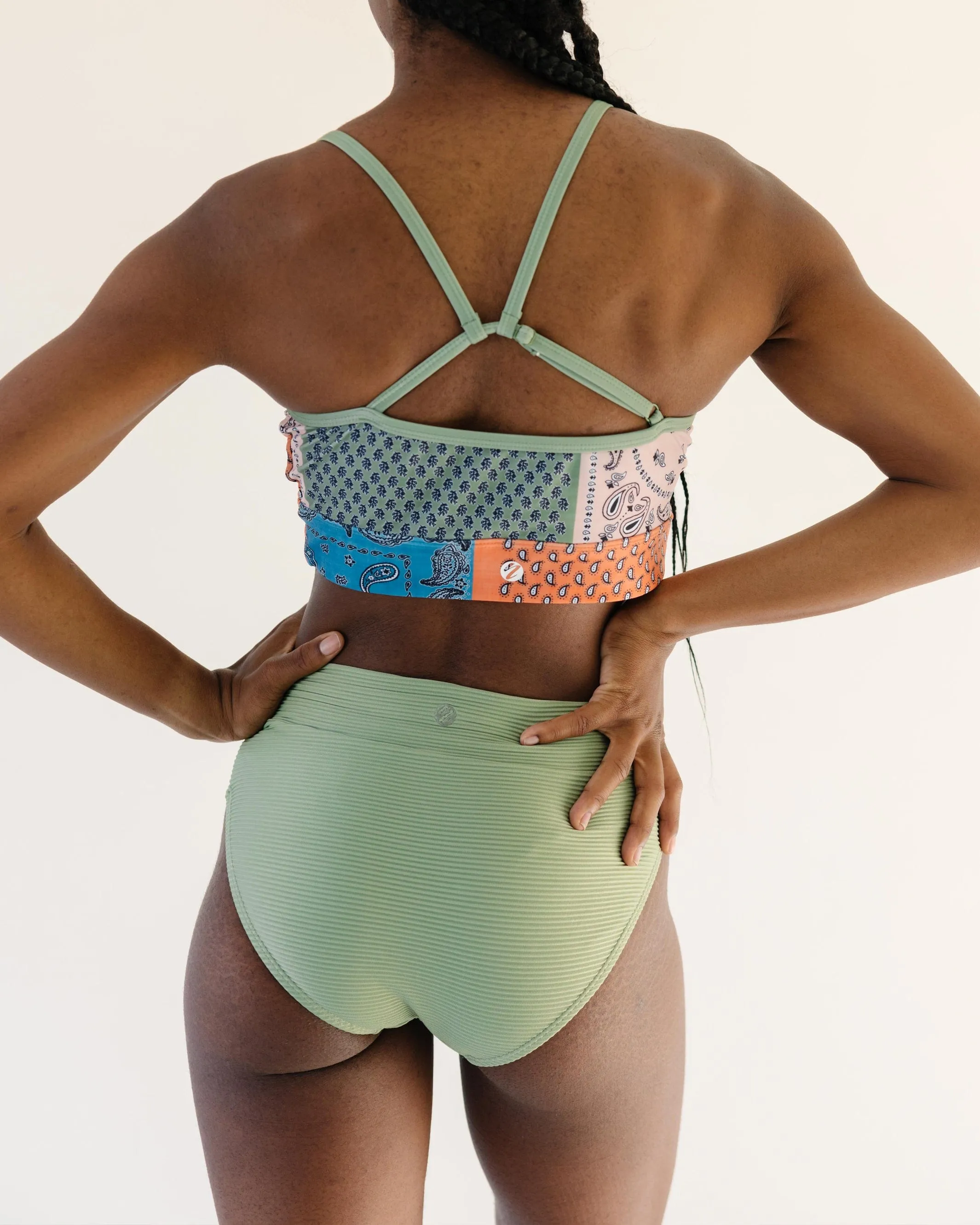 Textured Olympia Mid Rise Bottom