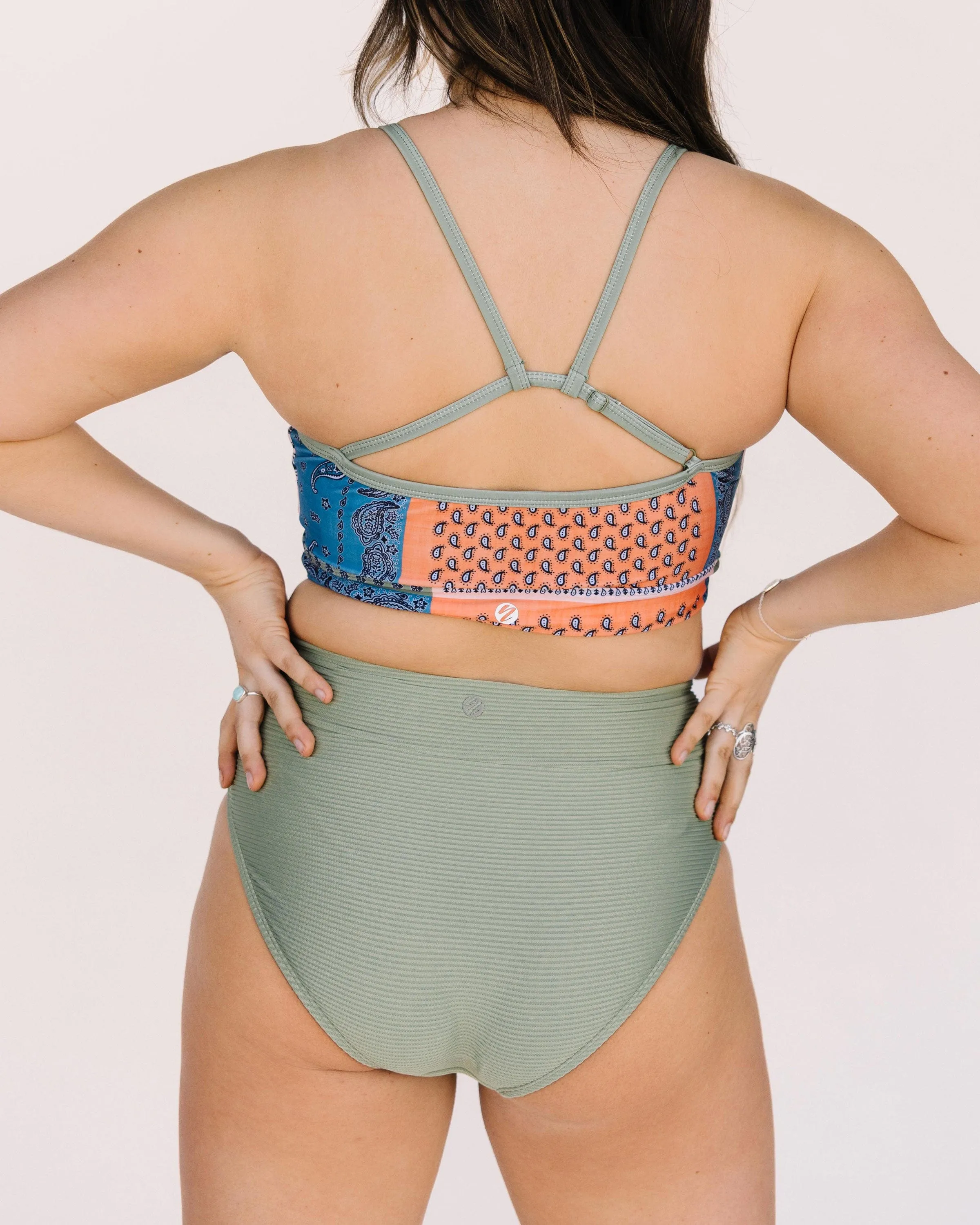 Textured Olympia Mid Rise Bottom