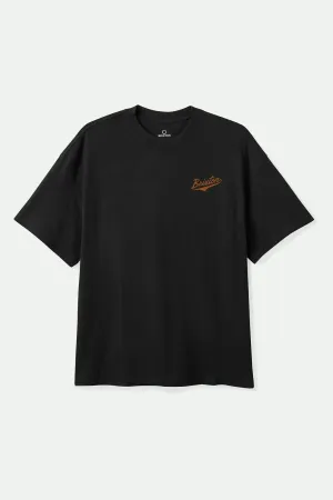 The League S/S Standard T-Shirt - Black Worn Wash