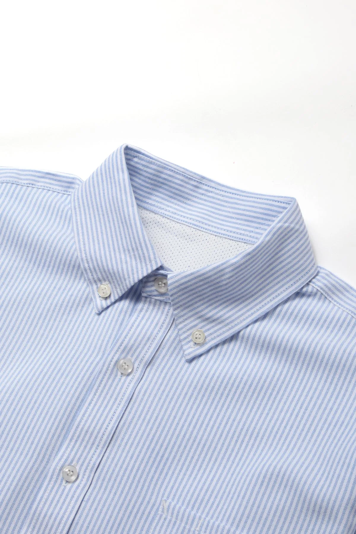 TRS - Striped Oxford Shirt - Blue