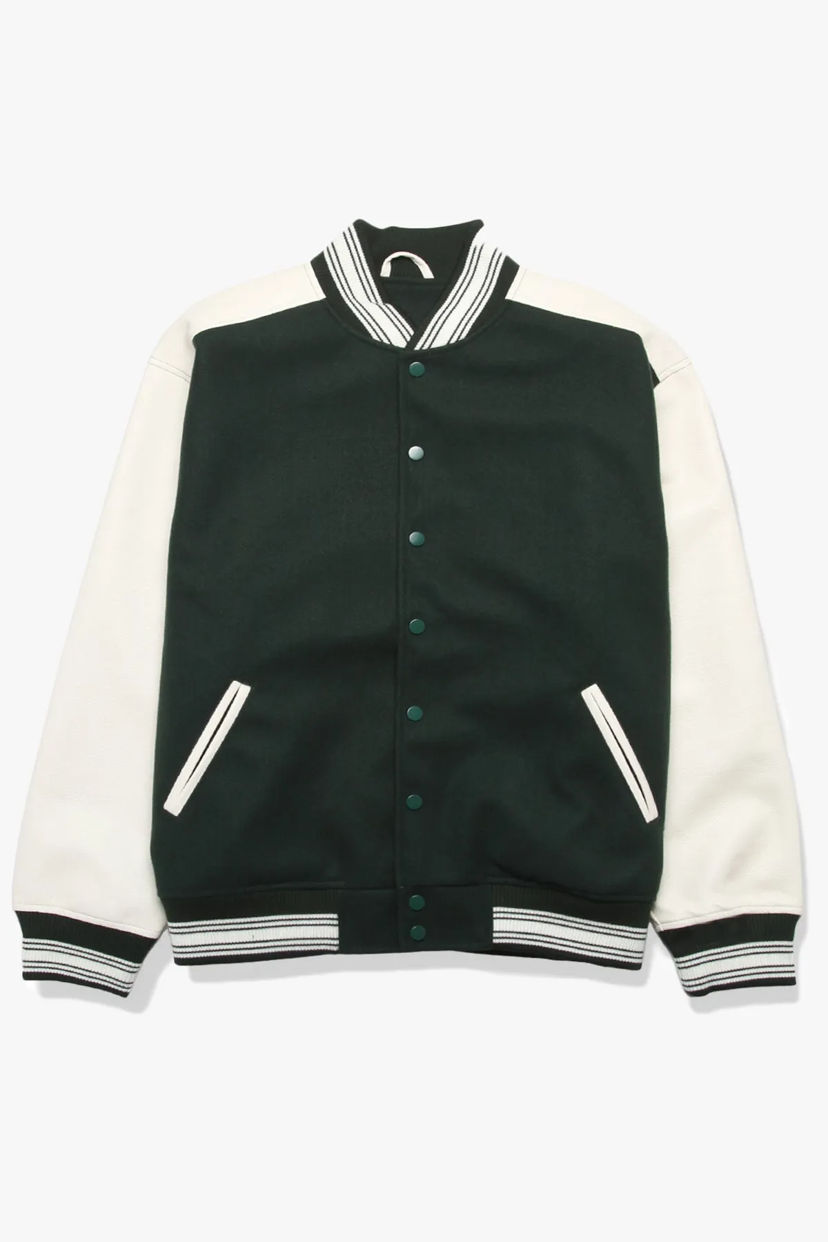 TRS - Vegan Varsity Jacket - Green