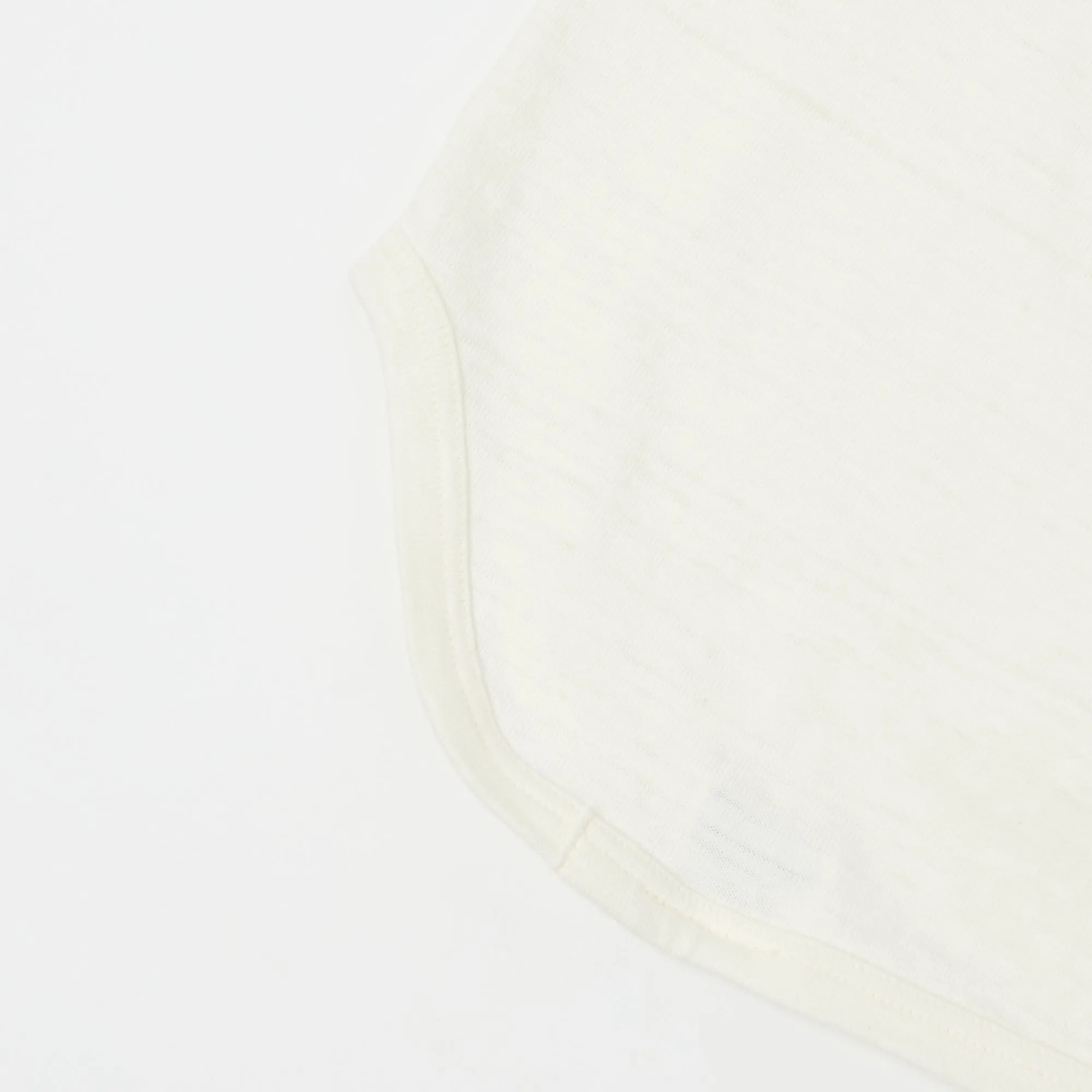 Warehouse 4800 'Biscayne' Baseball Tee - Cream/Green