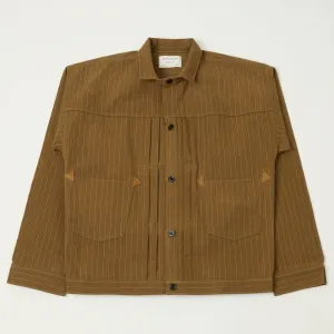 Warehouse & Co 2214 1880s Heavy Leather Bound 'Greenebaum' Jacket - Duck Stripe