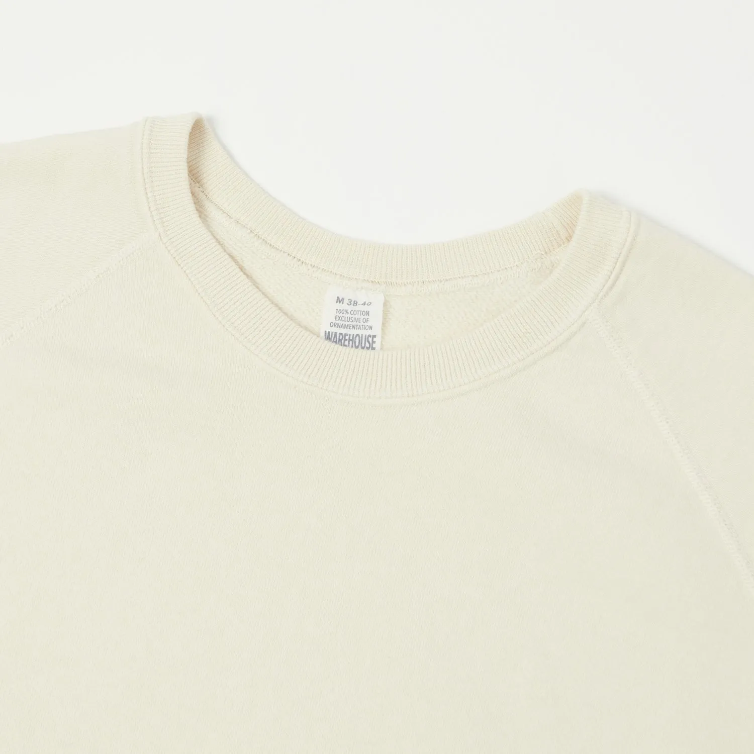 Warehouse & Co 461 Crew Neck Sweatshirt - Cream