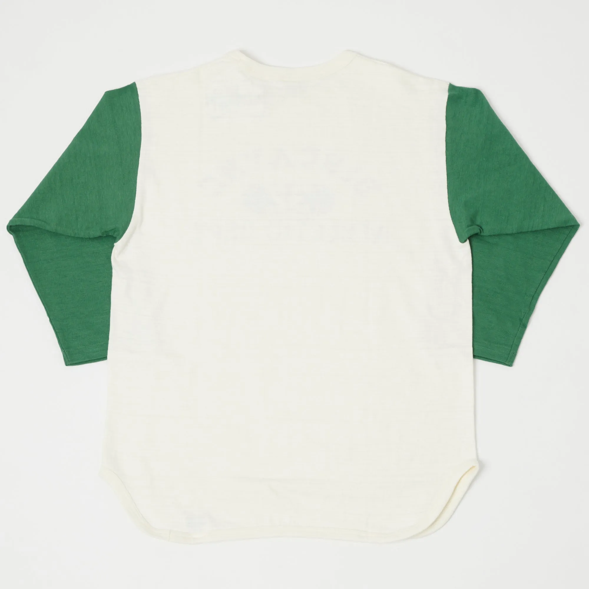 Warehouse & Co 4800 Baseball Tee - Cream/Light Green