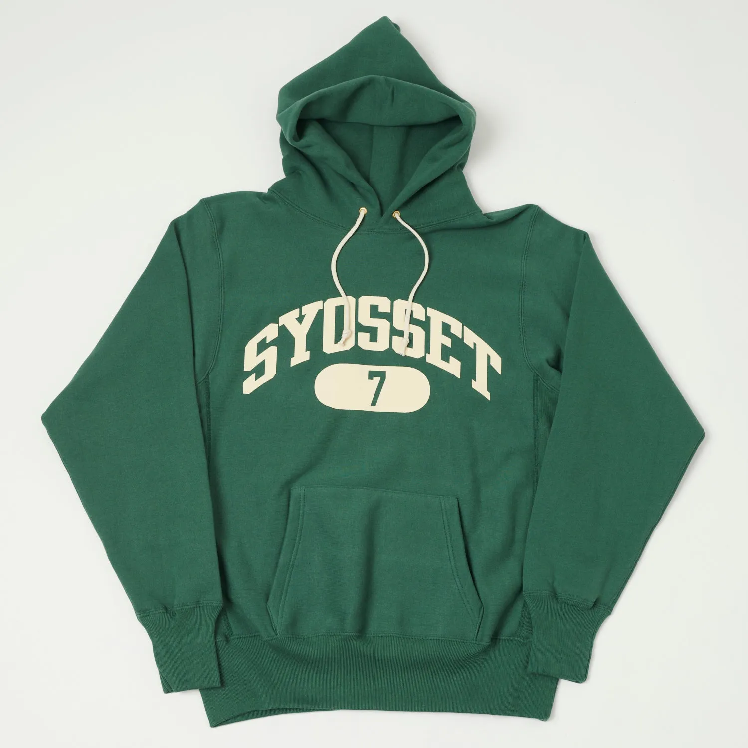 Warehouse & Co 484 'Syosset' Reverse Weave Hooded Sweatshirt - Green