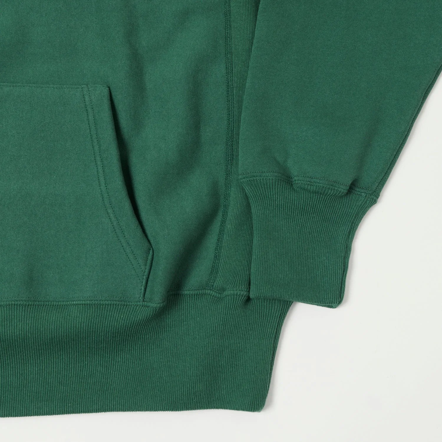 Warehouse & Co 484 'Syosset' Reverse Weave Hooded Sweatshirt - Green