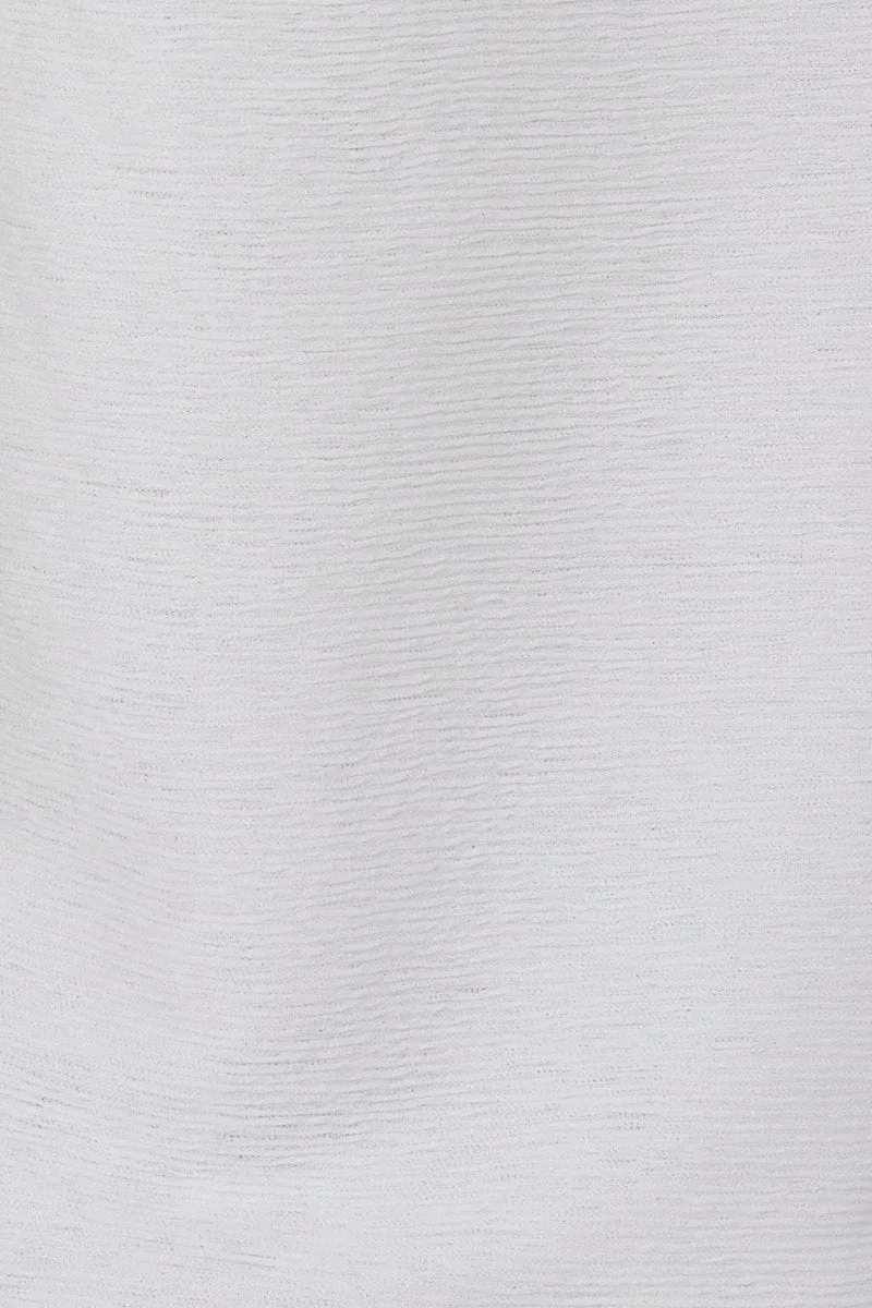White Tank Sleeveless Round Neck