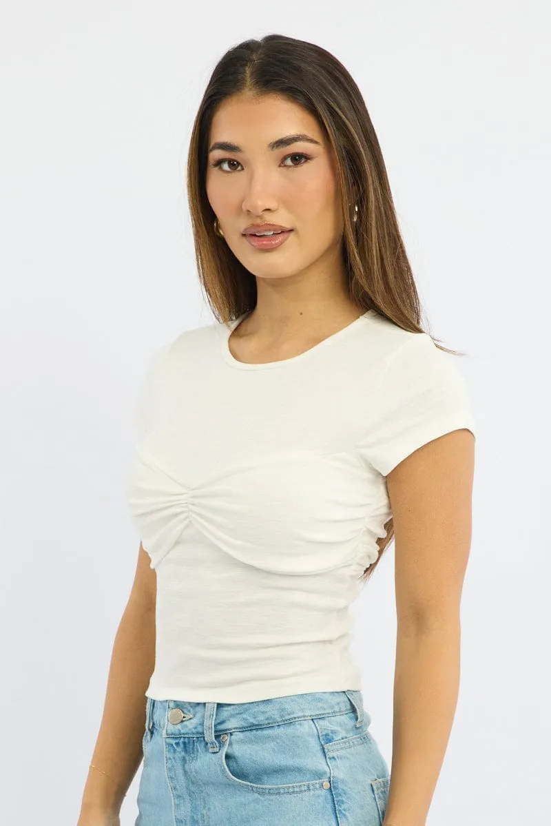 White Top Short Sleeve