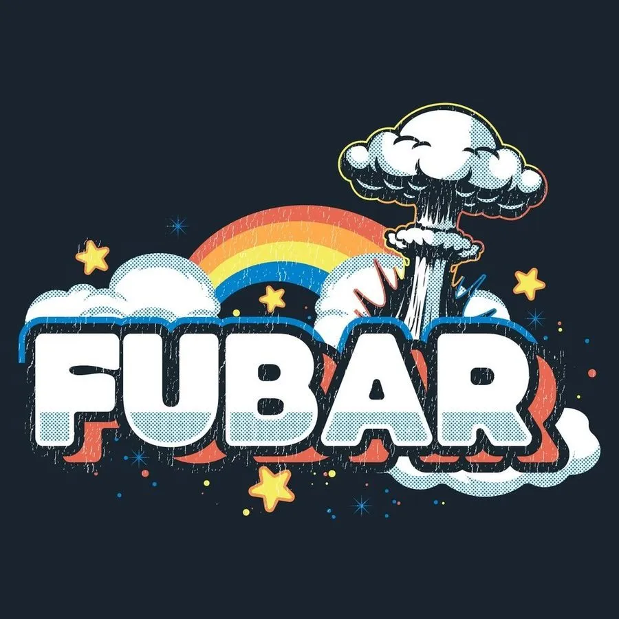 Women's FUBAR Boyfriend Fit T-Shirt - Midnight Navy