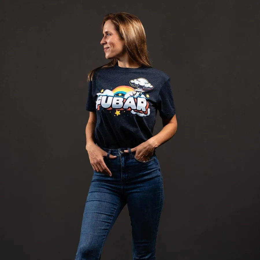 Women's FUBAR Boyfriend Fit T-Shirt - Midnight Navy