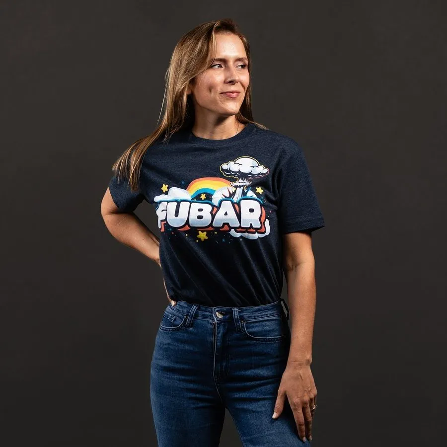 Women's FUBAR Boyfriend Fit T-Shirt - Midnight Navy